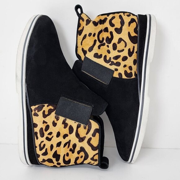 J Renee Philllipa Leopard Suede Ankle Boot, Women's 6 - Picture 11 of 13